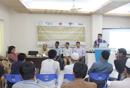 Training on Good Manufacturing Process (GMP) for SMEs