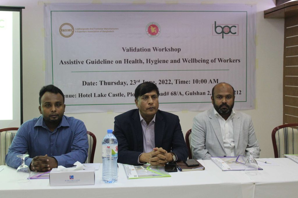 Validation Workshop: Assistive Guideline on Health, Hygiene and Wellbeing of Worker