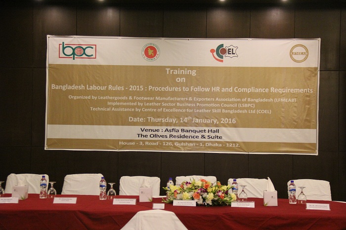 Training on Bangladesh Labour Rules 2015: Procedures to follow HR and Compliance Requirements