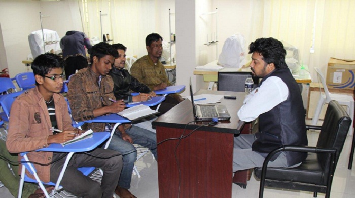 Training on Sewing Upper Section_Batch-1 Training at BPPS _ 3th January 2016 -8th February 2016