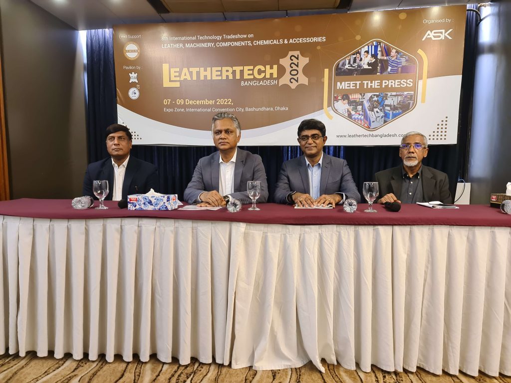 Curtain Raiser Press Conference of Leathertech Bangladesh 2022